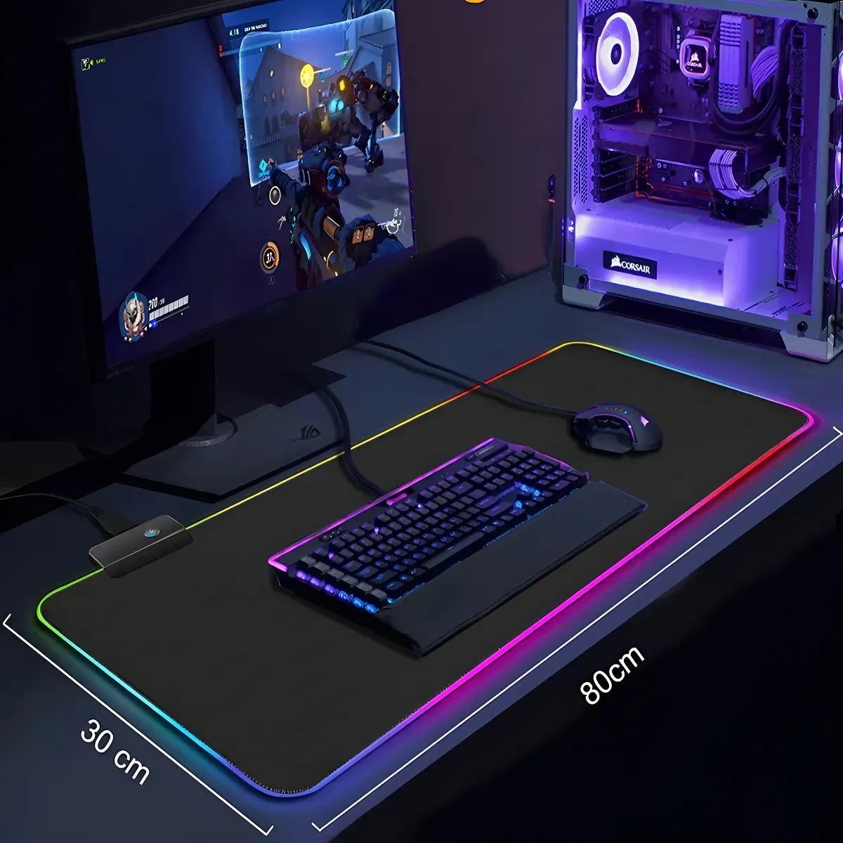 Mouse Pad Gamer MP-RGB
